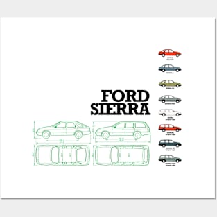 FORD SIERRA - brochure Posters and Art